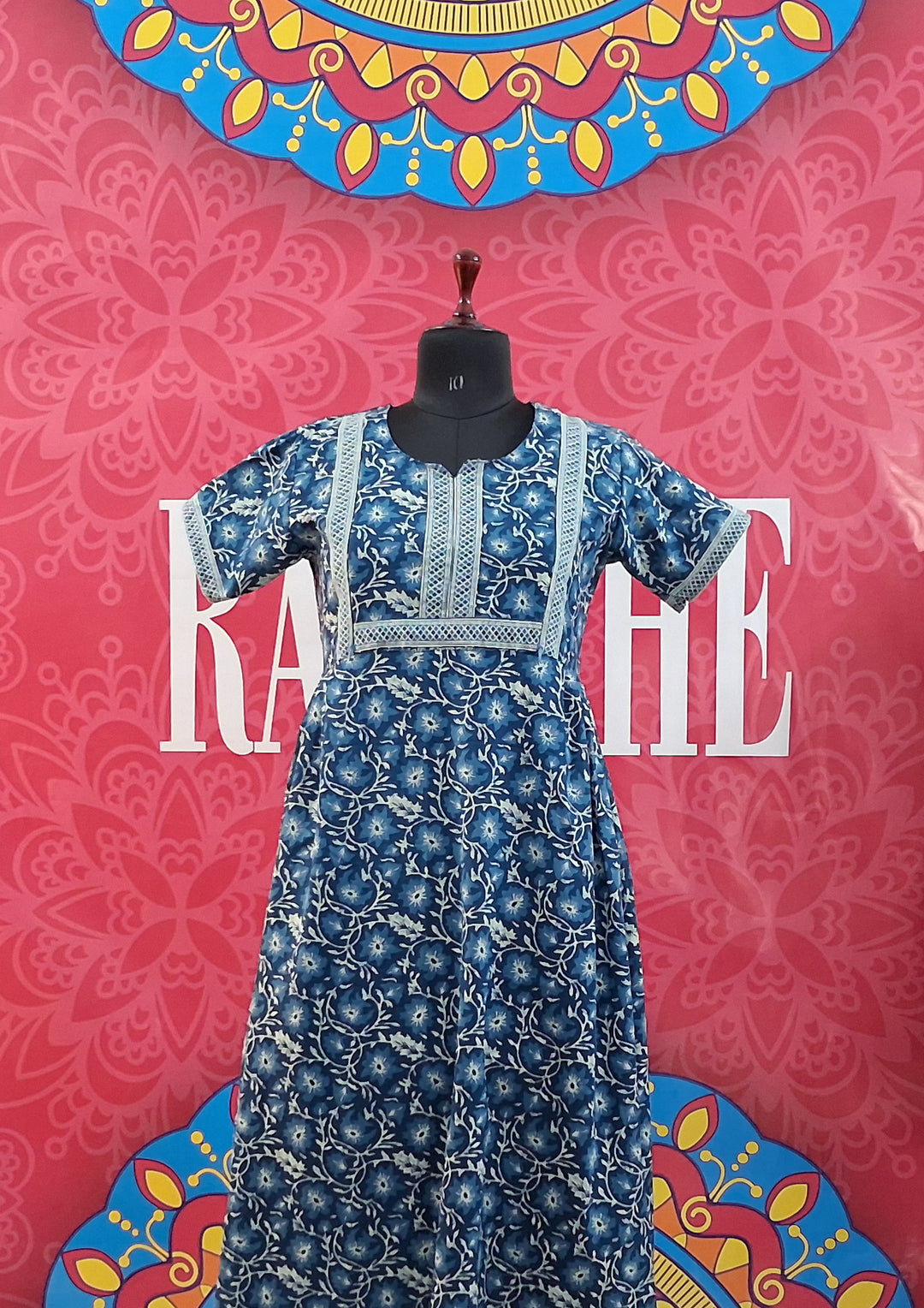 New Jaipuri Feeding Border Maxi
