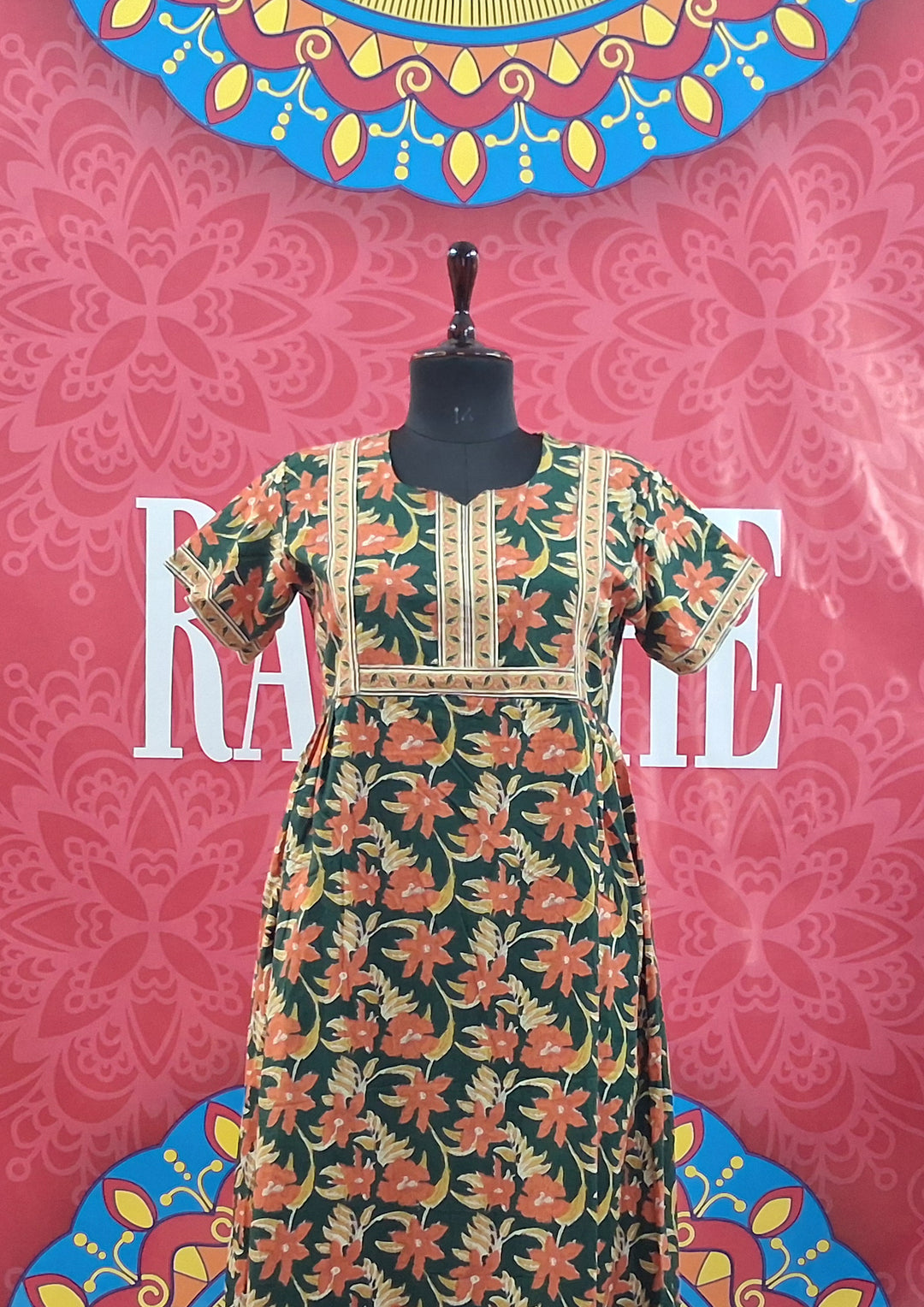 New Jaipuri Feeding Border Maxi
