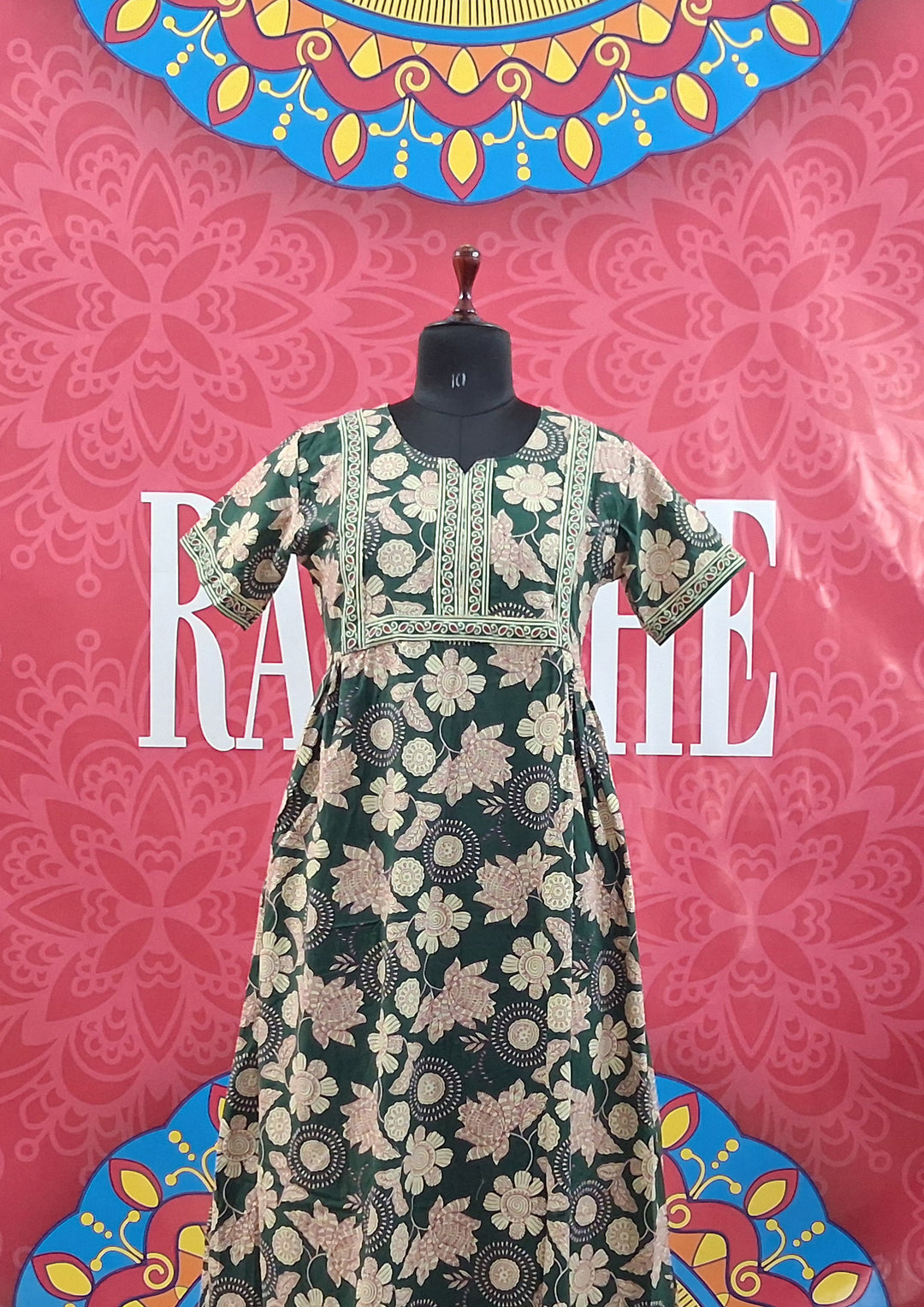 New Jaipuri Feeding Border Maxi