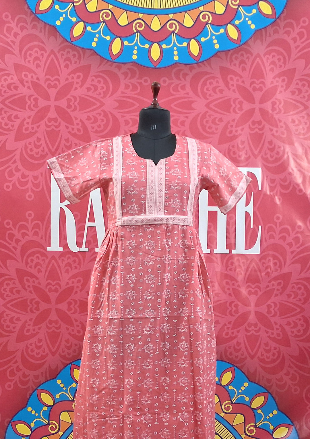 New Jaipuri Feeding Border Maxi